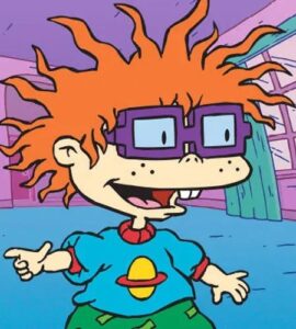 chuckie finster and his thick purple glasses