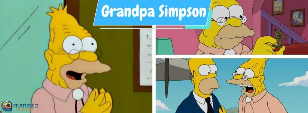 grandpa simpson in the simpsons