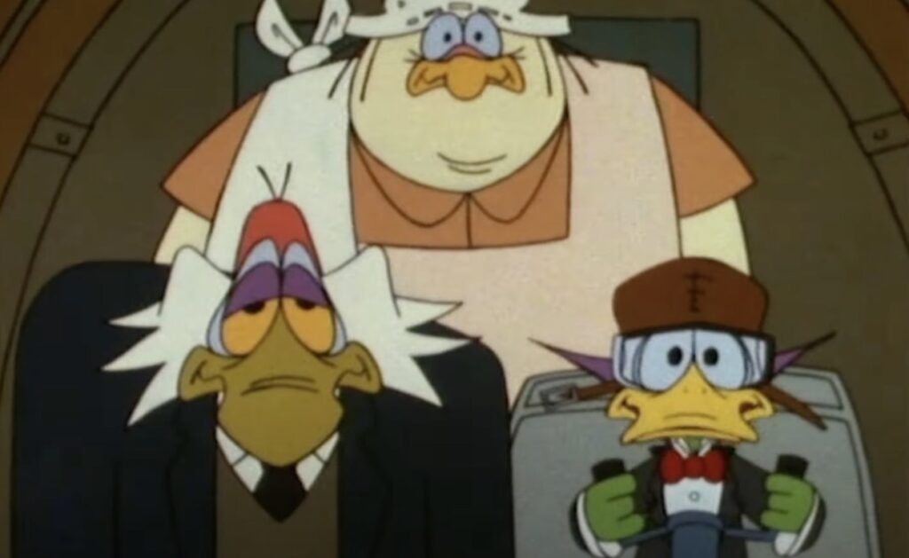 count duckula driving with igor in the front seat