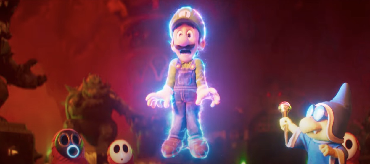 luigi captured and controled by an electric field