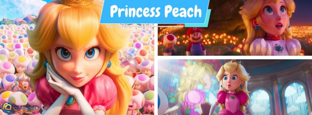 princess peach in the super mario bros. movie