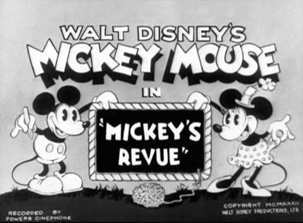 mickey's revue cover art