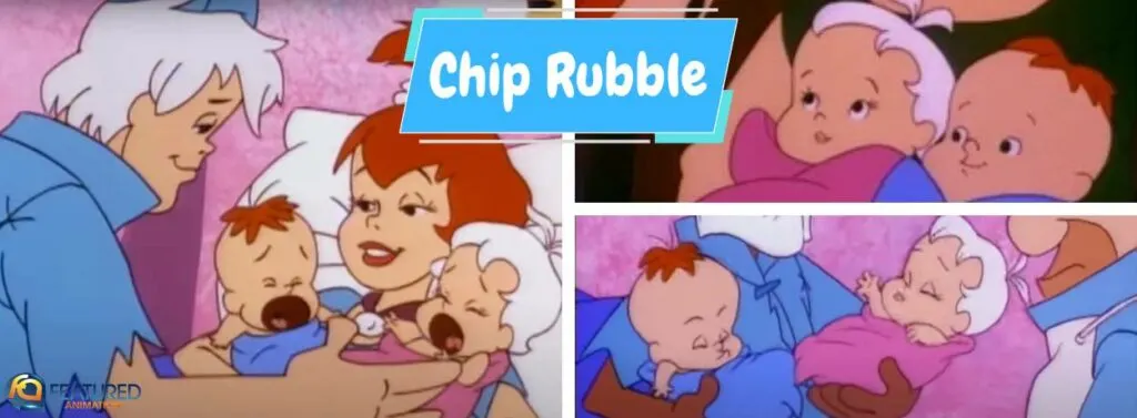 chip rubble in the flintstones cartoon series
