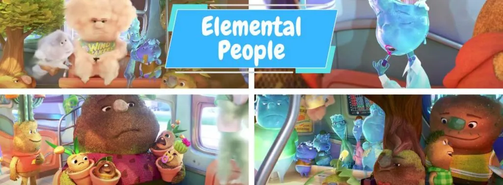 Elemental city character groups in Elemental