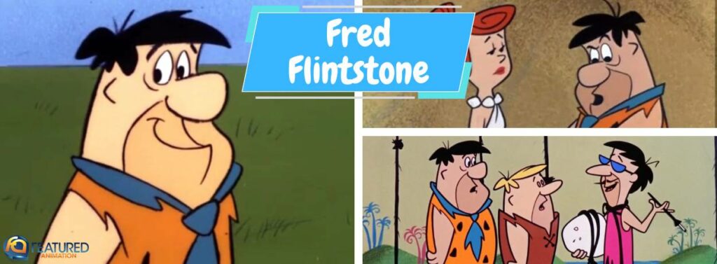 fred flintstone in the flintstones cartoon series