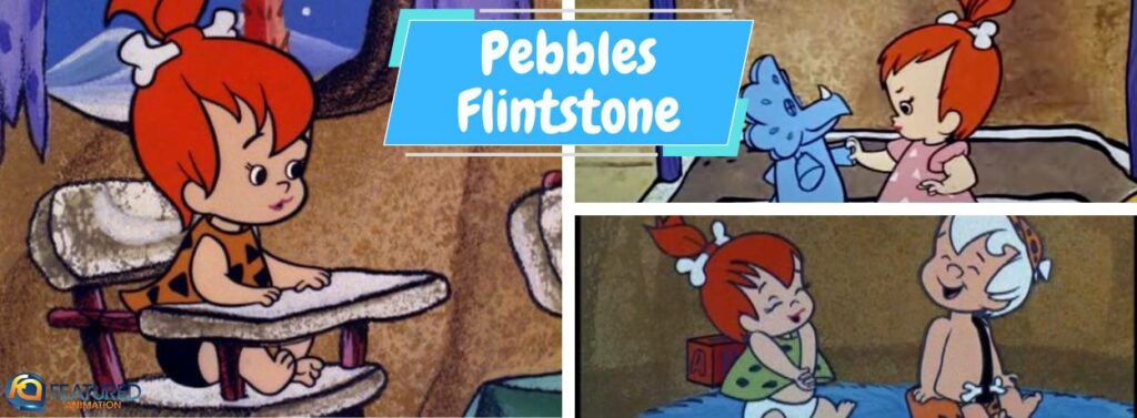 pebbles flintstone in the flintstones cartoon series