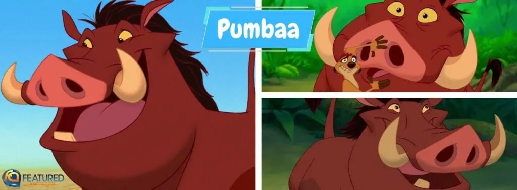 Pumbaa in The Lion King