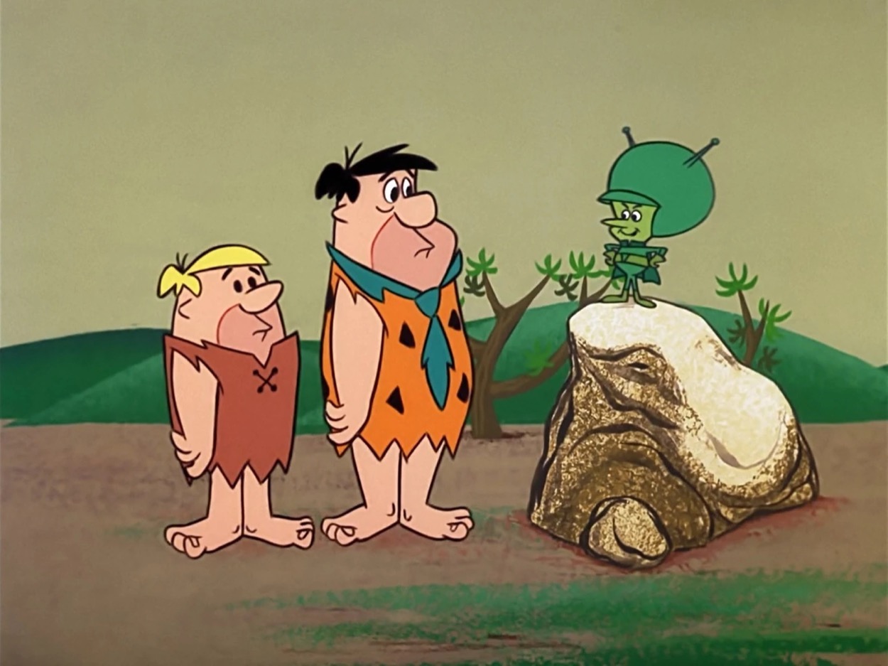 the great gazoo with barney and fred