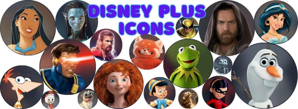 300 Disney Plus Icons