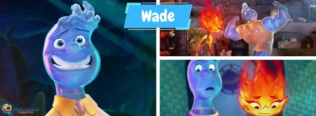 Wade Ripple from Pixar's Elemental