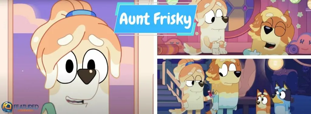 Aunt Frisky in Bluey