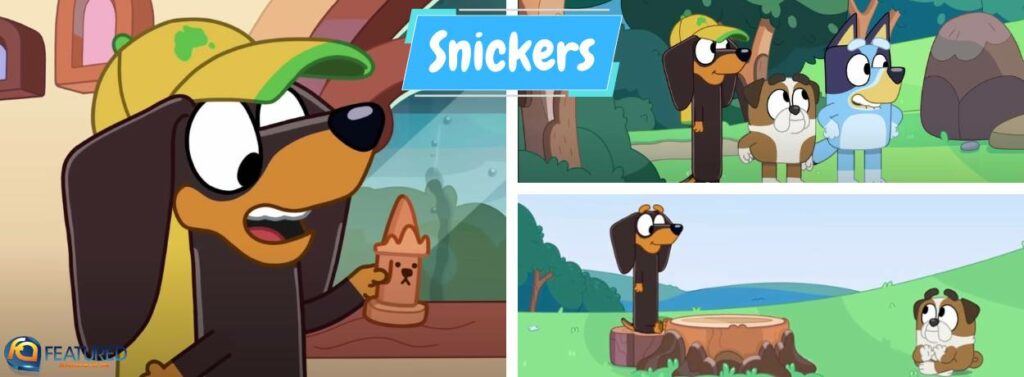 Snickers in Bluey