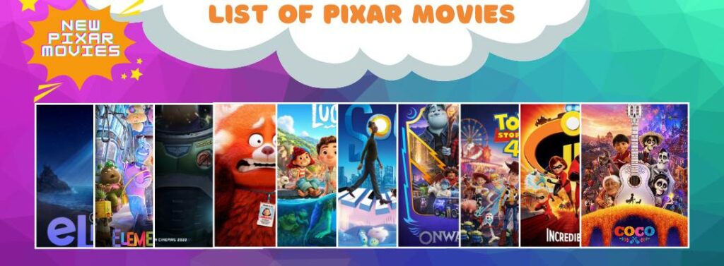 List of Pixar Movies