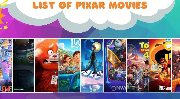 List of Pixar Movies