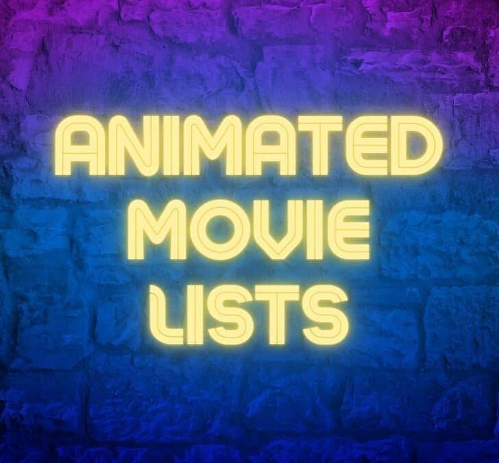 animated movies lists