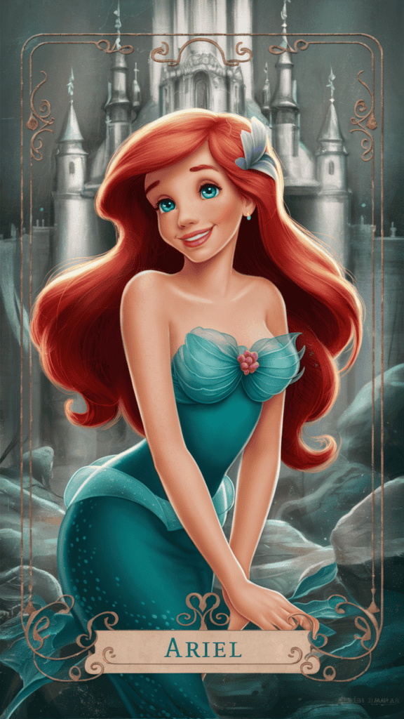 Ariel trading card