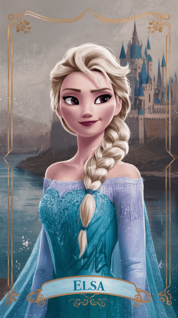 Elsa trading card