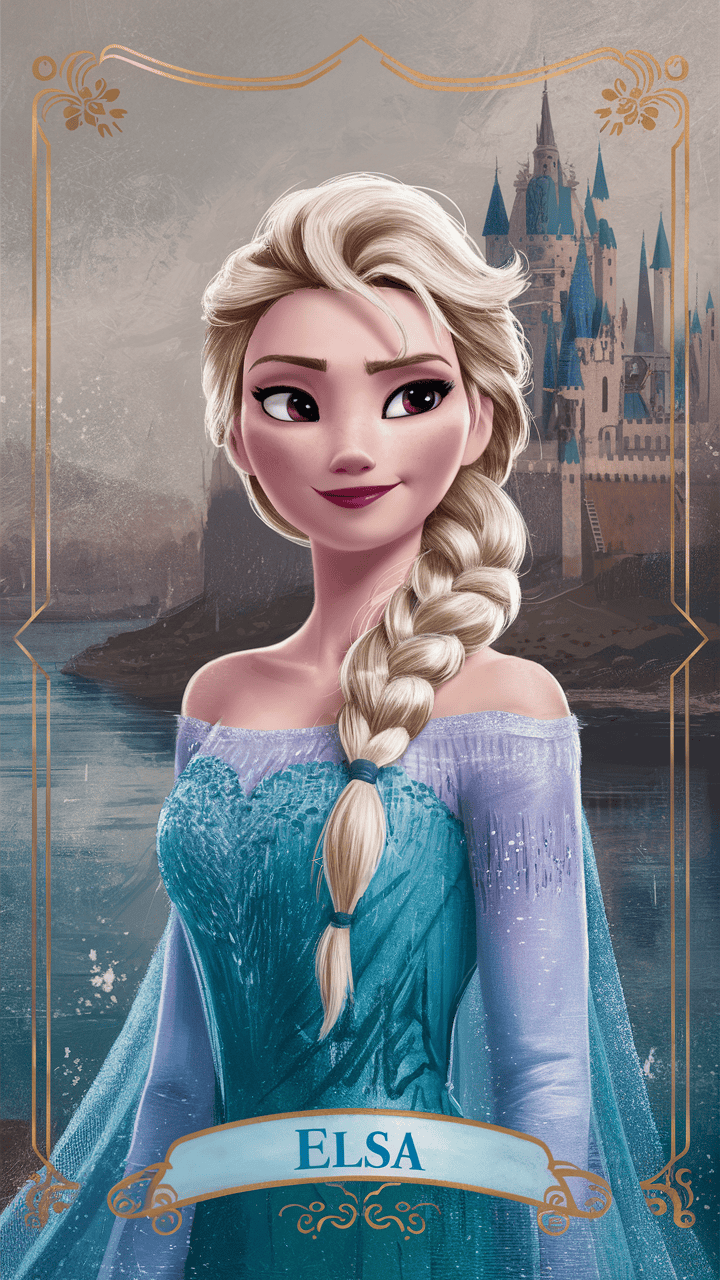 Elsa trading card