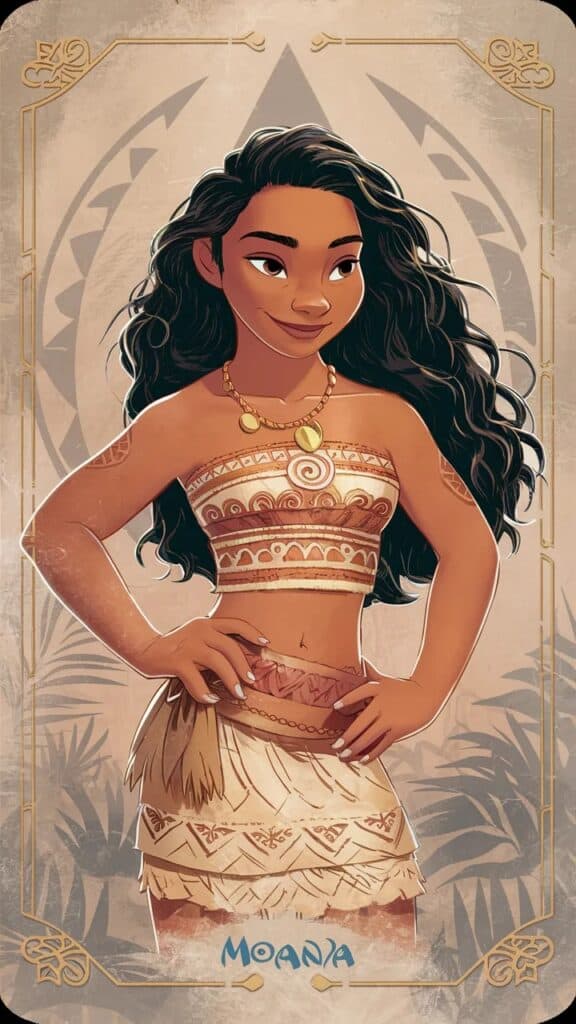 Moana trading card