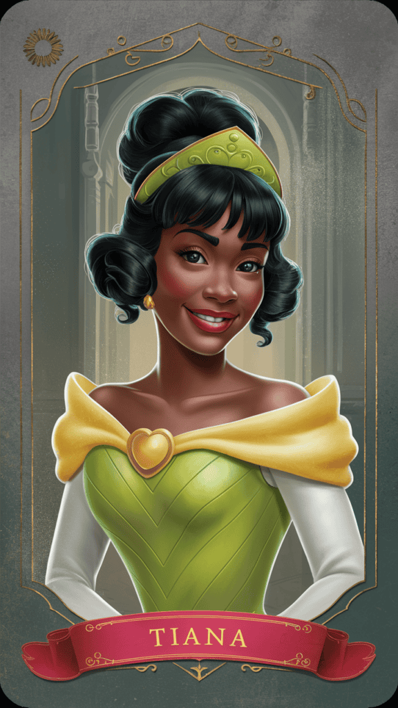 Tiana trading card